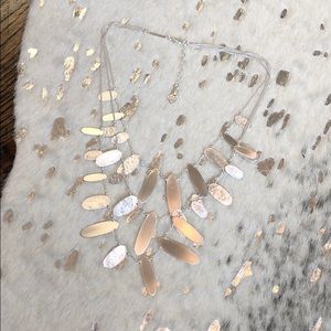 Kendra Scott necklace silver tiered